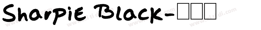 Sharpie Black字体转换